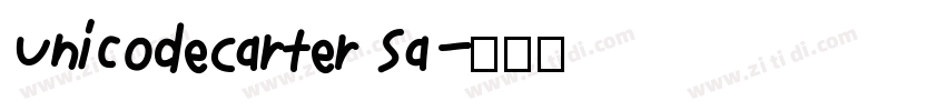 UnicodeCarter Sa字体转换